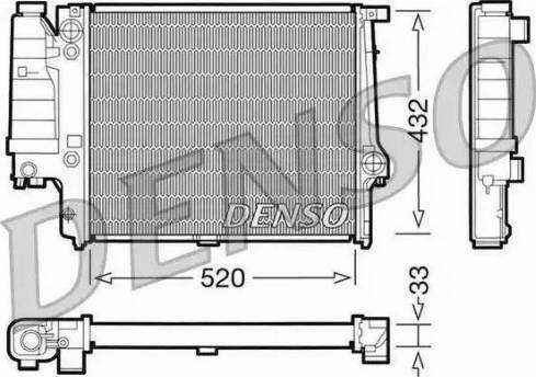 NPS DRM05060 - Radiators, Motora dzesēšanas sistēma www.autospares.lv