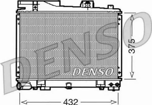 NPS DRM05034 - Radiators, Motora dzesēšanas sistēma www.autospares.lv