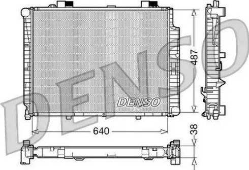 NPS DRM17085 - Radiator, engine cooling www.autospares.lv