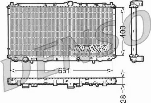 NPS DRM33060 - Radiators, Motora dzesēšanas sistēma www.autospares.lv