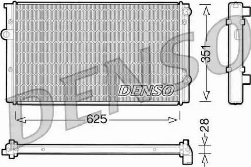 NPS DRM32008 - Radiators, Motora dzesēšanas sistēma autospares.lv