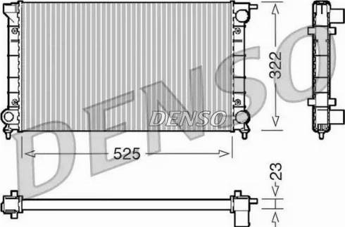 NPS DRM32024 - Radiators, Motora dzesēšanas sistēma autospares.lv