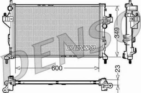 NPS DRM20045 - Radiators, Motora dzesēšanas sistēma www.autospares.lv