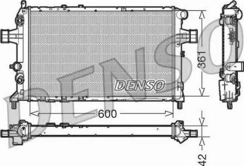 NPS DRM20016 - Radiators, Motora dzesēšanas sistēma www.autospares.lv