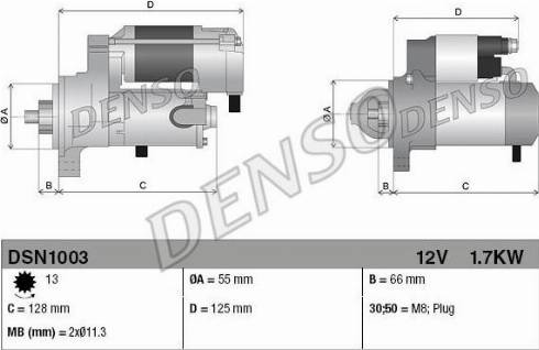 NPS DSN1003 - Стартер www.autospares.lv