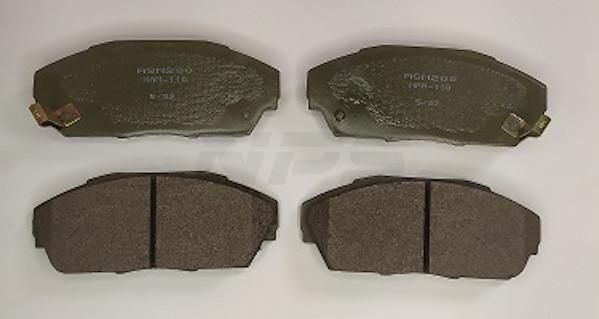 NPS H360A44 - Brake Pad Set, disc brake www.autospares.lv