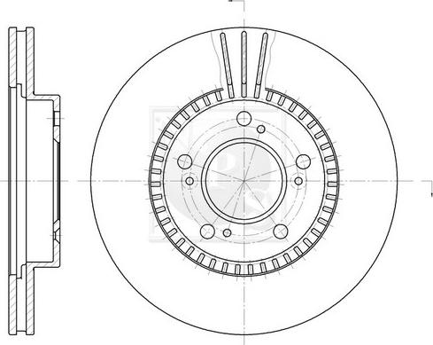 HELLA 8DD 355 112-021 - Bremžu diski www.autospares.lv