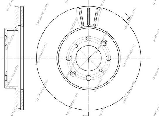 NPS H330A20 - Bremžu diski www.autospares.lv