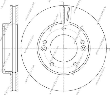 NPS K330A16 - Bremžu diski www.autospares.lv