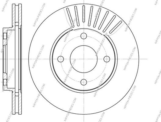 NPS M330A81 - Bremžu diski www.autospares.lv