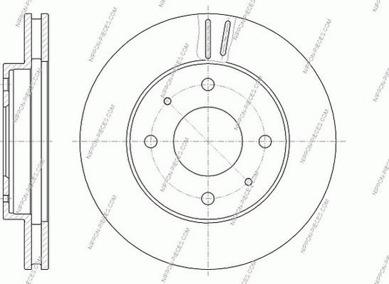 NPS M330I22 - Bremžu diski www.autospares.lv