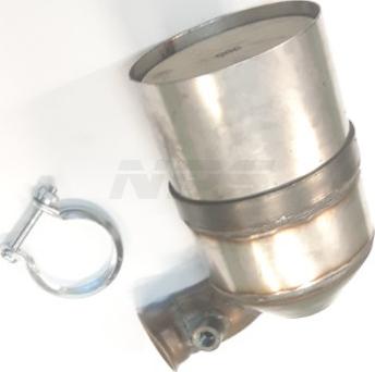 NPS P435A02 - Nosēdumu / Daļiņu filtrs, Izplūdes gāzu sistēma www.autospares.lv