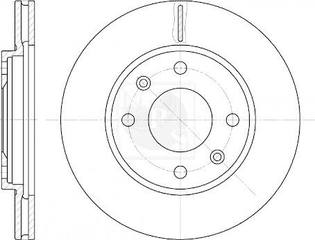 NPS P330A04 - Brake Disc www.autospares.lv