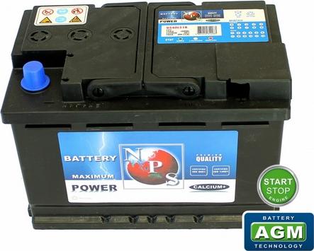 NPS U540L51B - Starter Battery www.autospares.lv