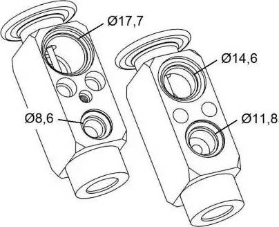 NRF 9999092 - Izplešanās vārsts, Gaisa kond. sistēma www.autospares.lv