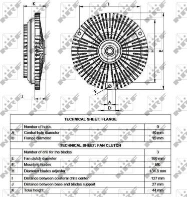 NRF 49535 - Sajūgs, Radiatora ventilators www.autospares.lv