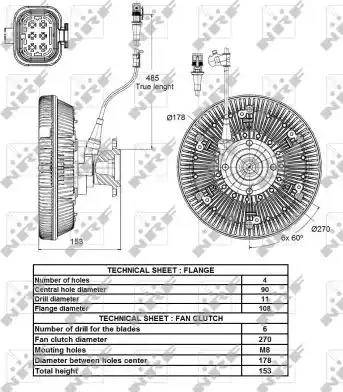 NRF 49131 - Sajūgs, Radiatora ventilators www.autospares.lv