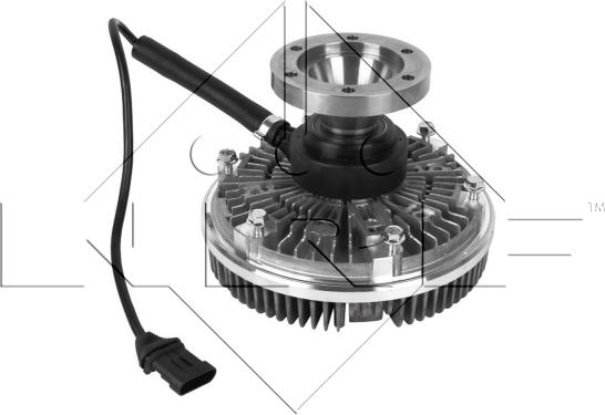 NRF 49123 - Sajūgs, Radiatora ventilators www.autospares.lv