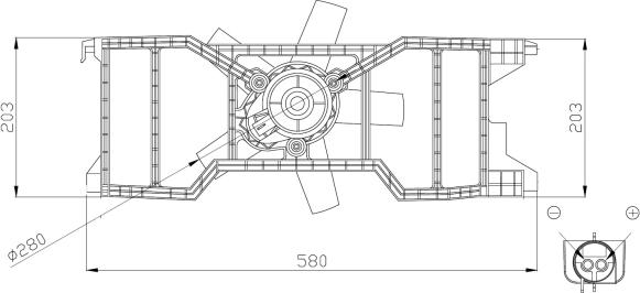 NRF 47944 - Ventilators, Motora dzesēšanas sistēma autospares.lv