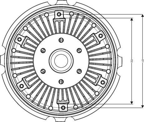 NRF 49060 - Sajūgs, Radiatora ventilators www.autospares.lv