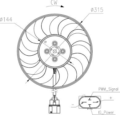 NRF 47970 - Ventilators, Motora dzesēšanas sistēma www.autospares.lv