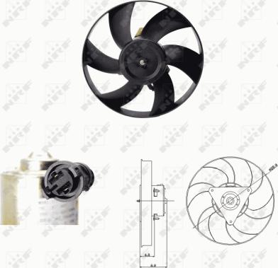 NRF 47692 - Ventilators, Motora dzesēšanas sistēma www.autospares.lv