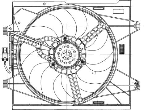 NRF 47655 - Ventilators, Motora dzesēšanas sistēma www.autospares.lv