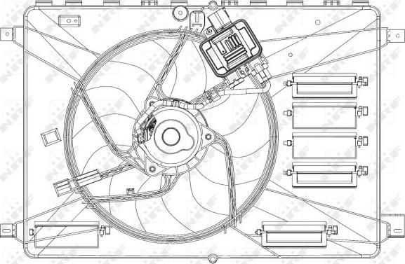 NRF 47627 - Ventilators, Motora dzesēšanas sistēma www.autospares.lv