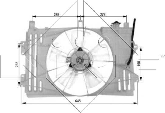 NRF 47053 - Ventilators, Motora dzesēšanas sistēma www.autospares.lv