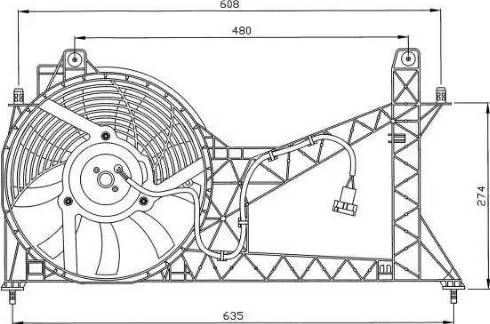 NRF 47065 - Ventilators, Motora dzesēšanas sistēma www.autospares.lv