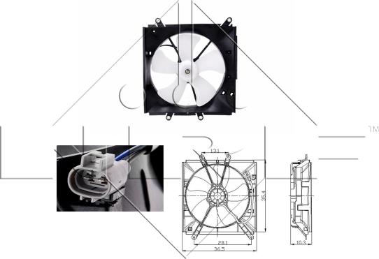 NRF 47016 - Ventilators, Motora dzesēšanas sistēma www.autospares.lv