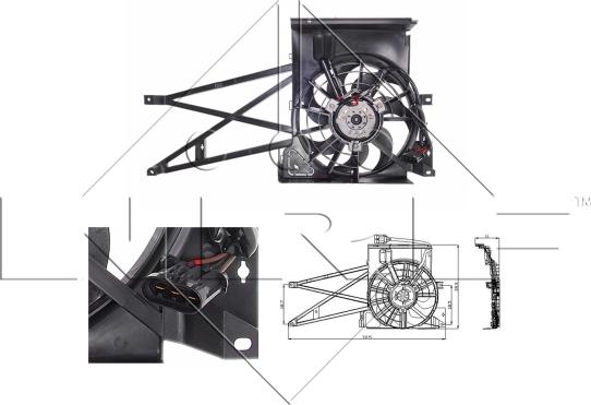 NRF 47013 - Ventilators, Motora dzesēšanas sistēma www.autospares.lv