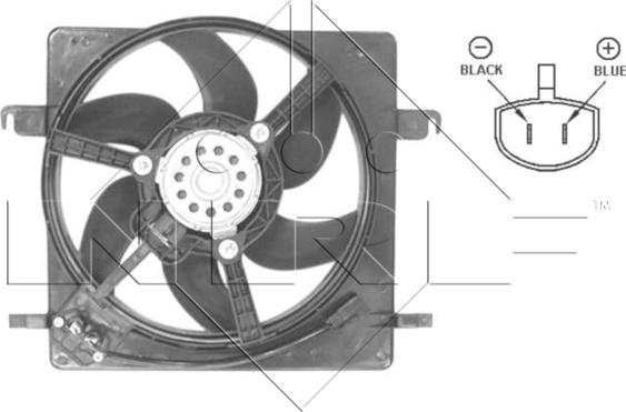 NRF 47037 - Ventilators, Motora dzesēšanas sistēma www.autospares.lv