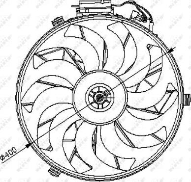 NRF 47028 - Ventilators, Motora dzesēšanas sistēma www.autospares.lv