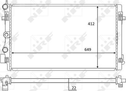 NRF 59056 - Radiators, Motora dzesēšanas sistēma www.autospares.lv