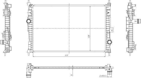 NRF 59302 - Radiators, Motora dzesēšanas sistēma www.autospares.lv