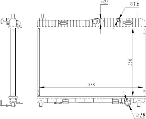 NRF 59317 - Radiators, Motora dzesēšanas sistēma www.autospares.lv