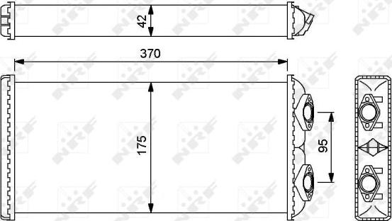 NRF 54246 - Siltummainis, Salona apsilde www.autospares.lv