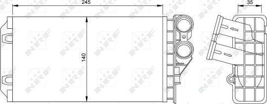 NRF 54251 - Siltummainis, Salona apsilde www.autospares.lv