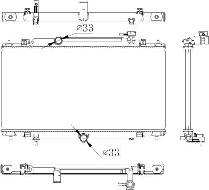 NRF 550012 - Radiators, Motora dzesēšanas sistēma www.autospares.lv