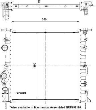 NRF 56159 - Radiators, Motora dzesēšanas sistēma www.autospares.lv