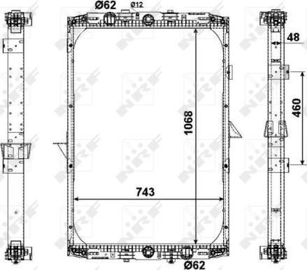 NRF 509541X - Radiators, Motora dzesēšanas sistēma www.autospares.lv