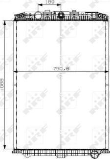 NRF 509559X - Radiators, Motora dzesēšanas sistēma www.autospares.lv