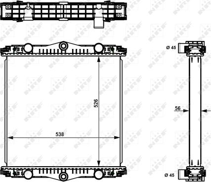 NRF 509569 - Radiators, Motora dzesēšanas sistēma www.autospares.lv