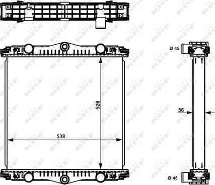 NRF 509569 - Radiators, Motora dzesēšanas sistēma www.autospares.lv