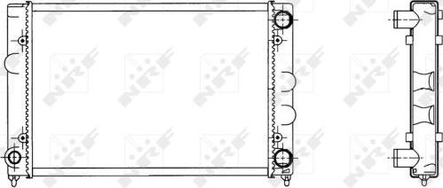 NRF 509505 - Radiators, Motora dzesēšanas sistēma www.autospares.lv