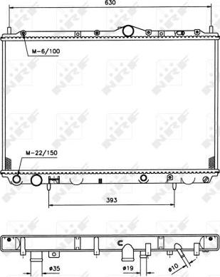 NRF 509518 - Radiators, Motora dzesēšanas sistēma www.autospares.lv