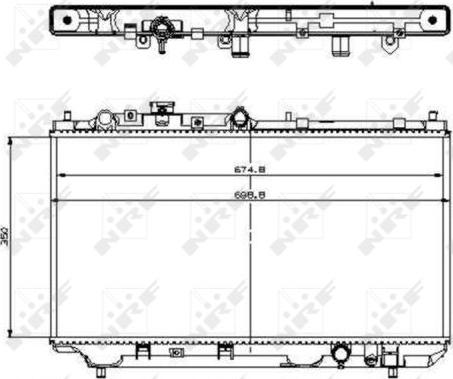 NRF 509512 - Radiators, Motora dzesēšanas sistēma www.autospares.lv