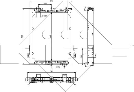 NRF 509585 - Radiators, Motora dzesēšanas sistēma www.autospares.lv