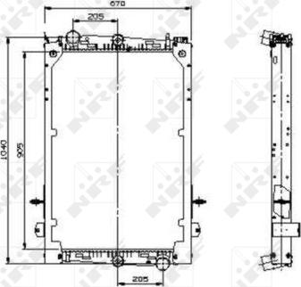 NRF 509586 - Radiators, Motora dzesēšanas sistēma www.autospares.lv